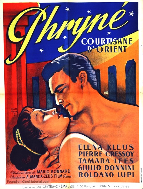 Frine, cortigiana d&#039;Oriente - French Movie Poster