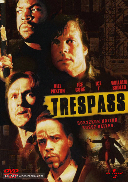 Trespass - Hungarian DVD movie cover