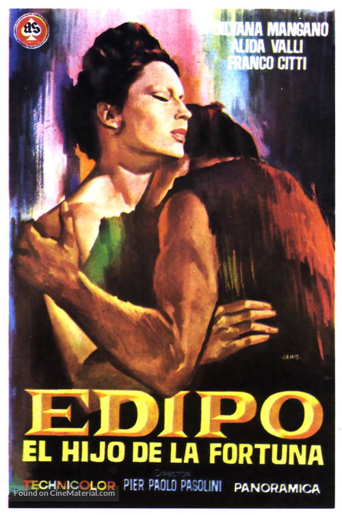 Edipo re - Spanish Movie Poster