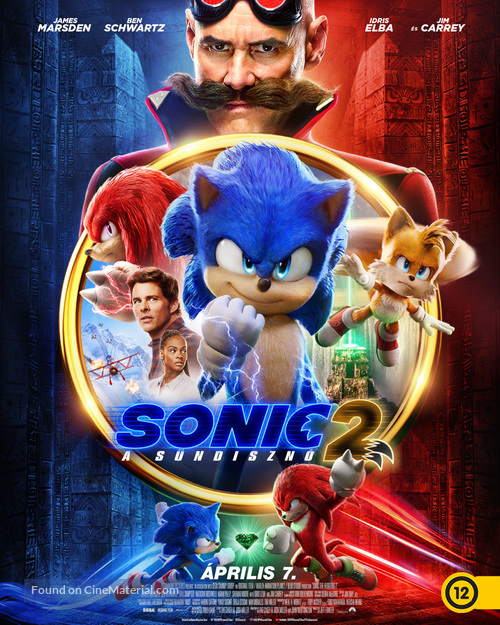 Sonic the Hedgehog 2 - Hungarian Movie Poster