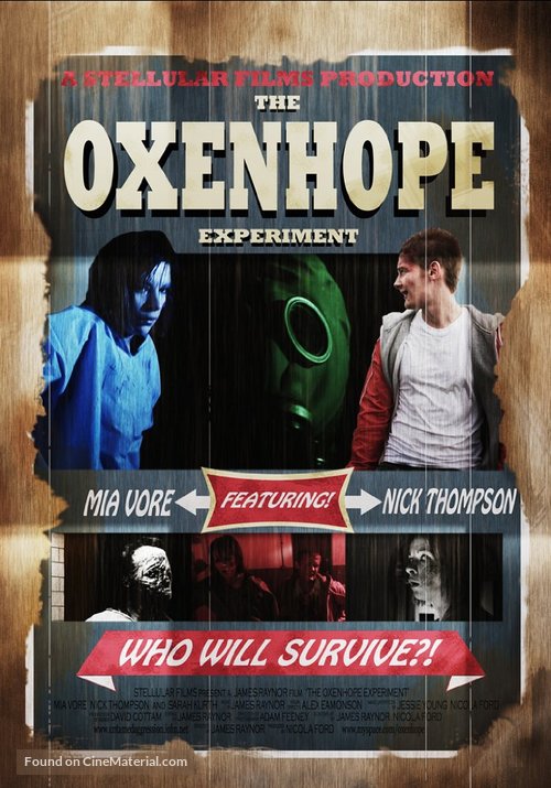 The Oxenhope Experiment - British Movie Poster