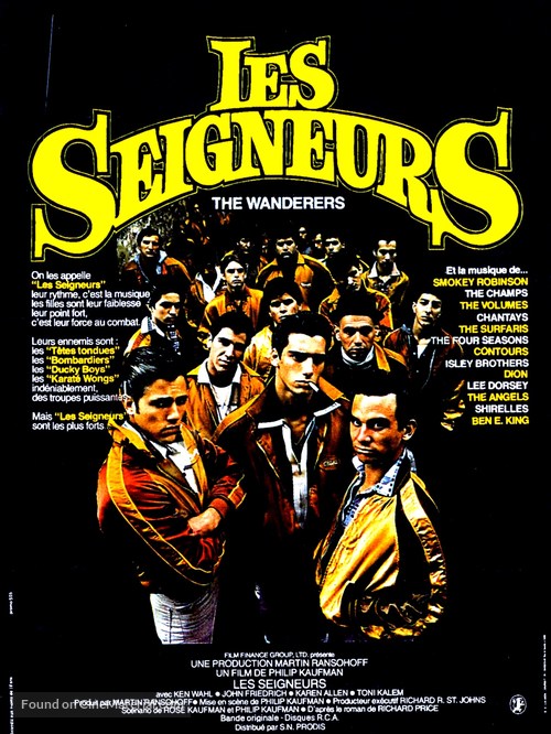 The Wanderers - French Movie Poster