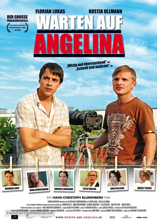 Warten auf Angelina - German Movie Poster