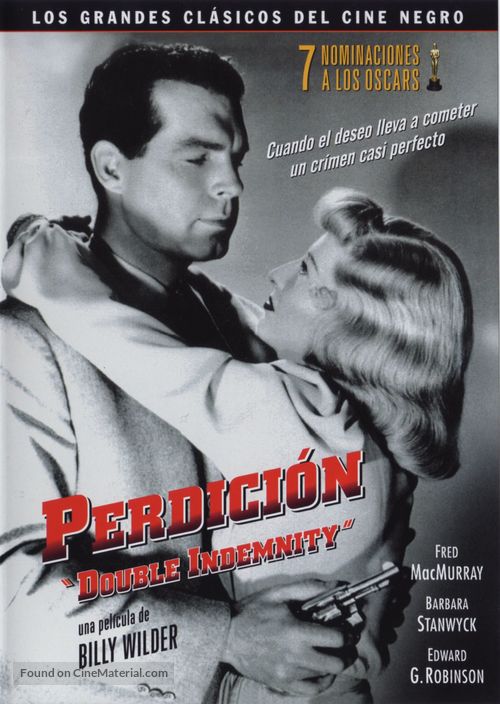 Double Indemnity - Spanish DVD movie cover