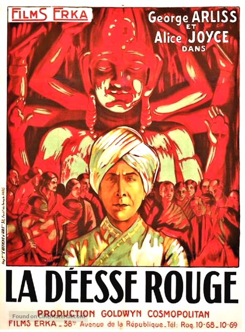 The Green Goddess - French Movie Poster