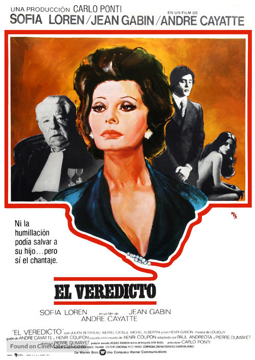 Verdict - Spanish Movie Poster