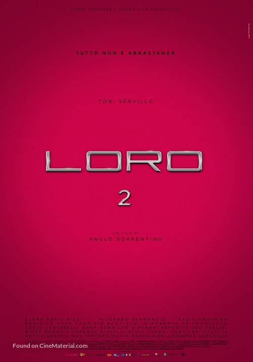 Loro 2 - Italian Movie Poster