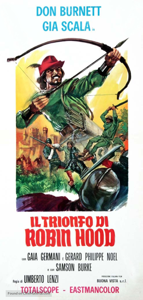 Il trionfo di Robin Hood - Italian Movie Poster