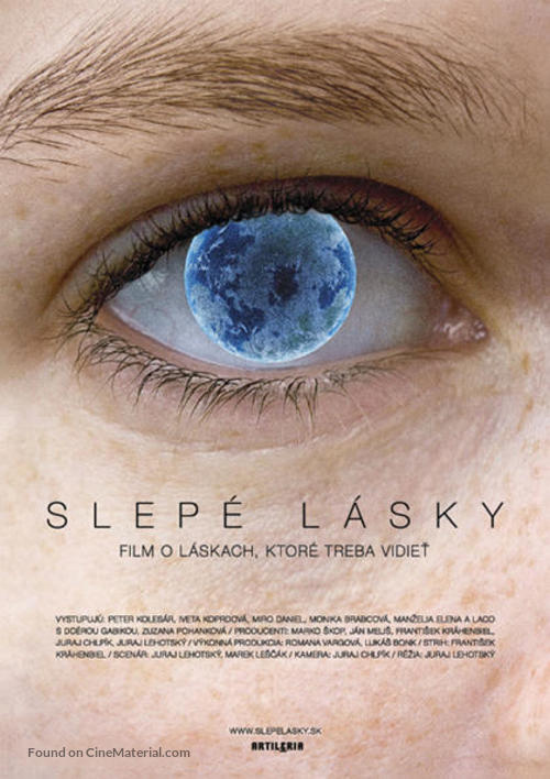 Slepe l&aacute;sky - Slovak Movie Poster