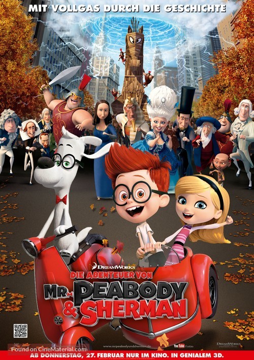 Mr. Peabody &amp; Sherman - German Movie Poster