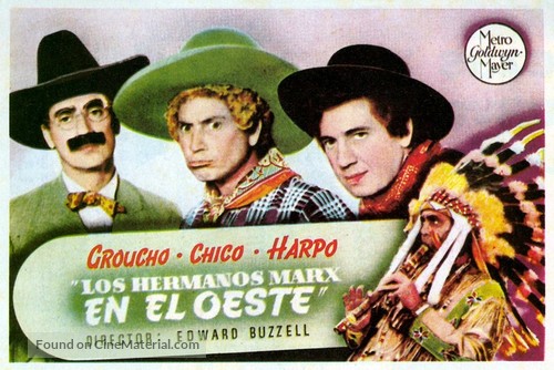 Go West - Spanish Movie Poster