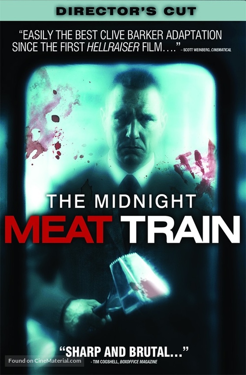 The Midnight Meat Train - DVD movie cover