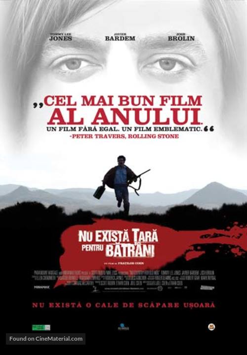 No Country for Old Men - Romanian Movie Poster