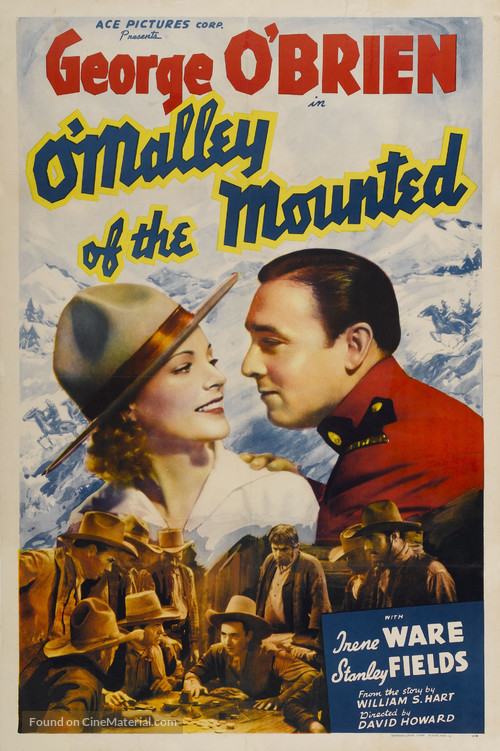 O&#039;Malley of the Mounted - Re-release movie poster