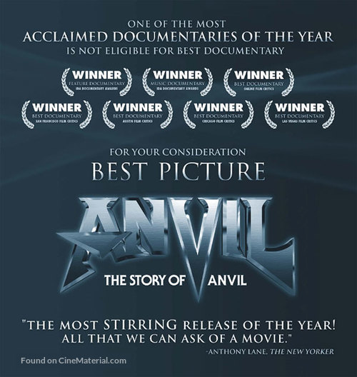 Anvil! The Story of Anvil - Blu-Ray movie cover