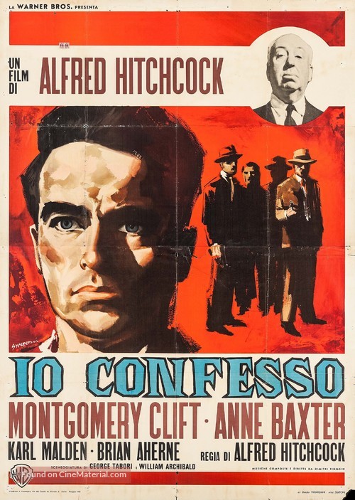 I Confess - Italian Movie Poster