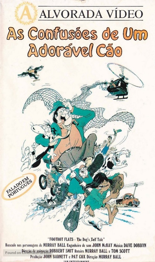 Footrot Flats: The Dog&#039;s Tale - Brazilian Movie Cover