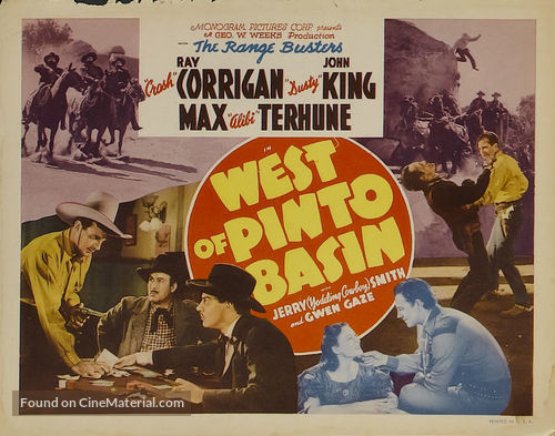 West of Pinto Basin - Movie Poster