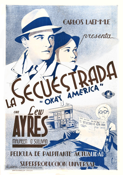 Okay, America! - Spanish Movie Poster
