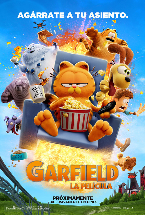 The Garfield Movie - Spanish Movie Poster