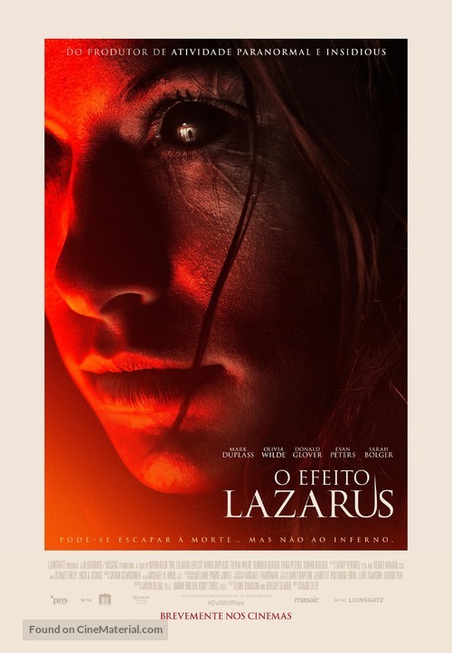 The Lazarus Effect - Portuguese Movie Poster