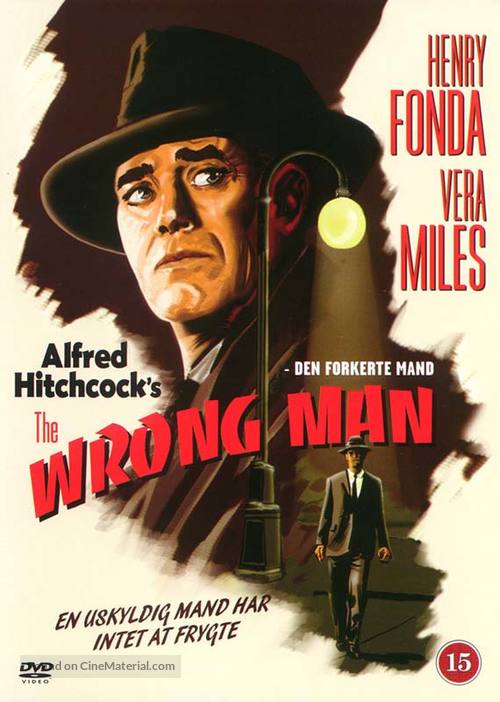 The Wrong Man - Danish DVD movie cover