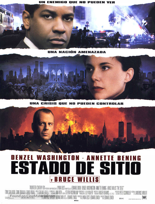 The Siege - Spanish Movie Poster