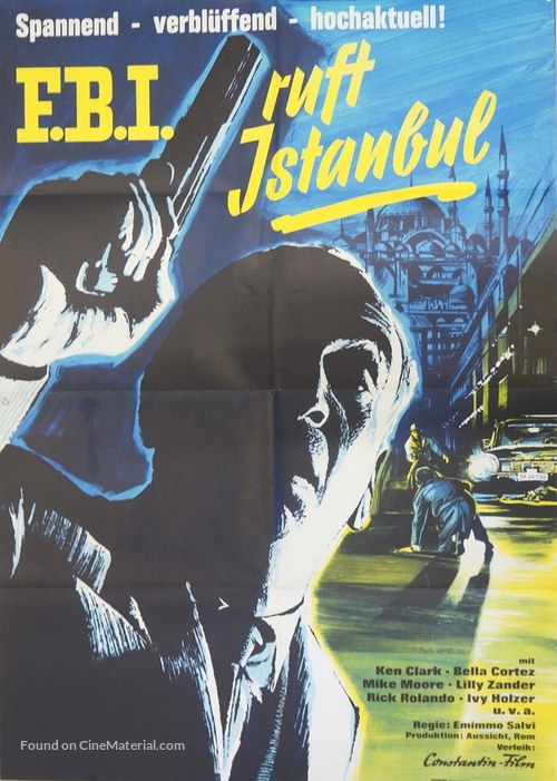 FBI chiama Istanbul - German Movie Poster