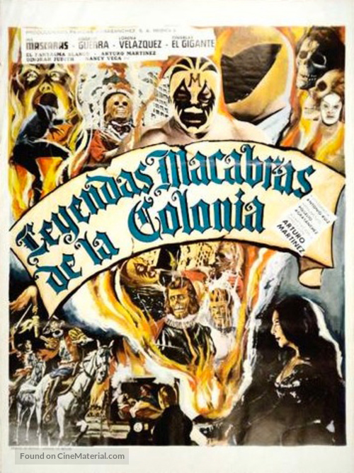 Leyendas macabras de la colonia - Mexican Movie Poster