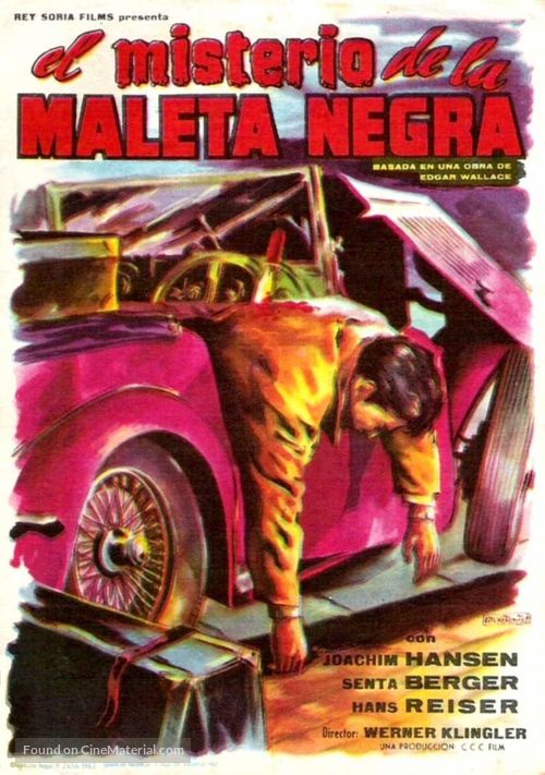 Het Geheim van de Zwarte Koffer - Spanish Movie Poster