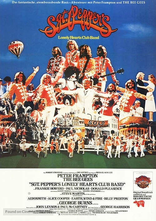 Sgt. Pepper&#039;s Lonely Hearts Club Band - German Movie Poster