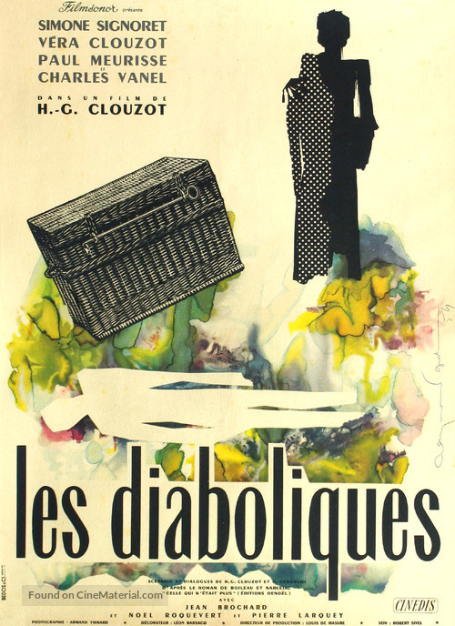 Les diaboliques - French Movie Poster