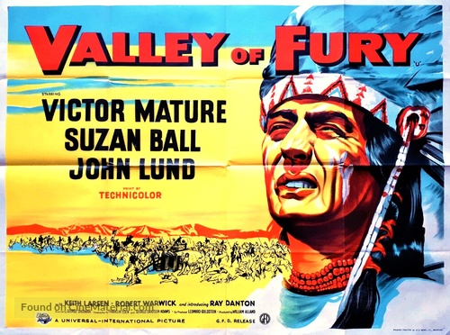 Chief Crazy Horse - British Movie Poster