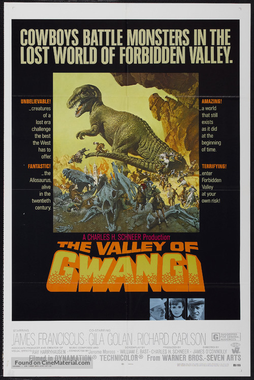 The Valley of Gwangi - Movie Poster