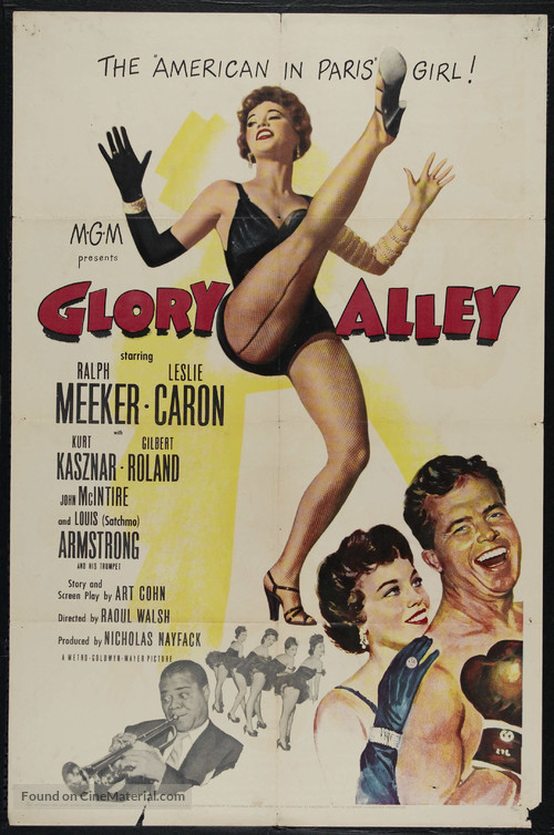 Glory Alley - Theatrical movie poster