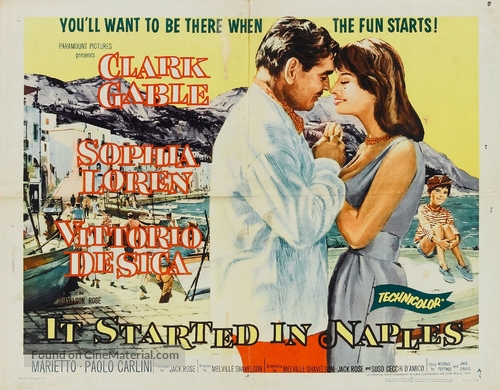 It Started in Naples - Movie Poster