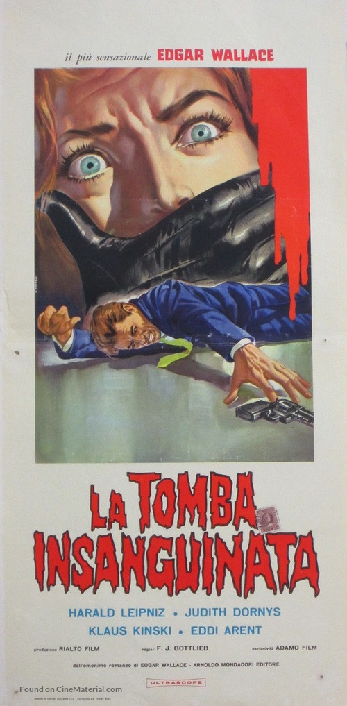 Die Gruft mit dem R&auml;tselschlo&szlig; - Italian Movie Poster