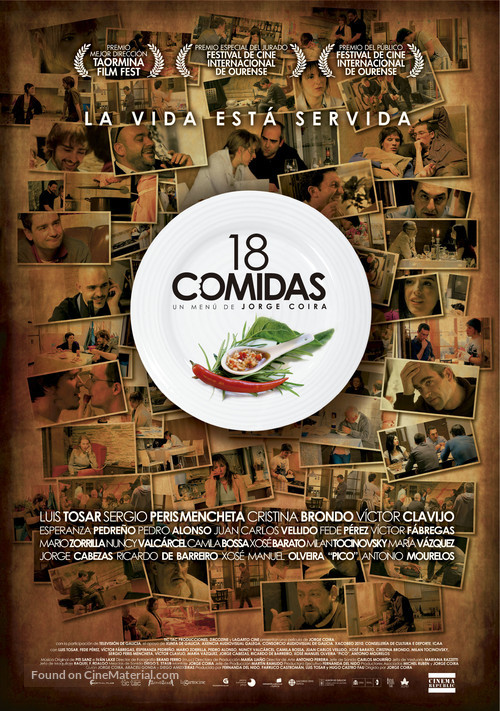 18 comidas - Spanish Movie Poster