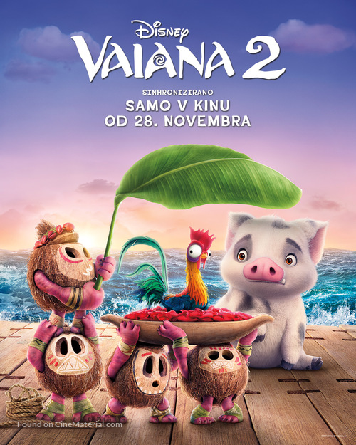 Moana 2 - Slovenian Movie Poster