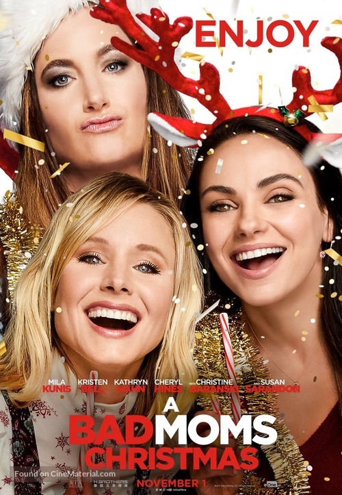 A Bad Moms Christmas - British Movie Poster