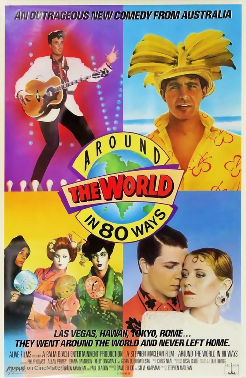 Around the World in Eighty Ways - Australian Movie Poster