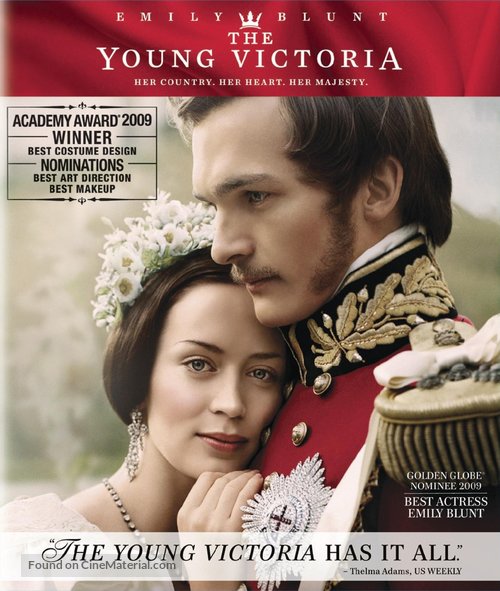 The Young Victoria - Blu-Ray movie cover