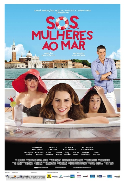 S.O.S.: Mulheres ao Mar - Brazilian Movie Poster