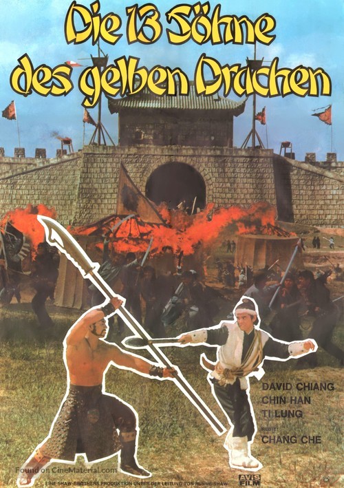 Shi san tai bao - German Movie Poster