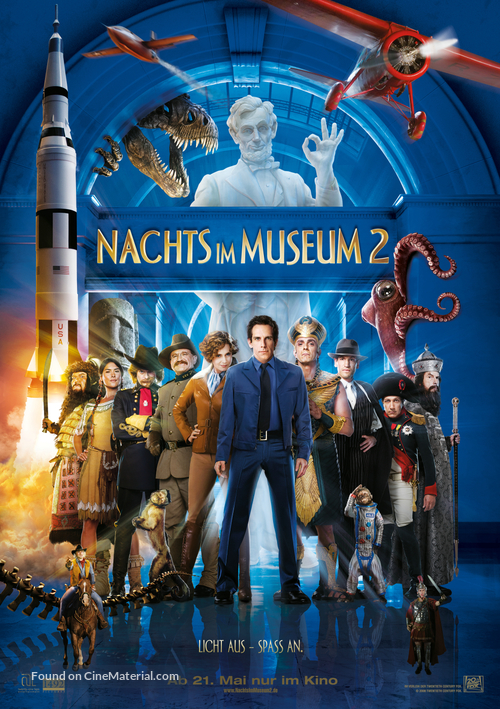 Night at the Museum: Battle of the Smithsonian - German Movie Poster