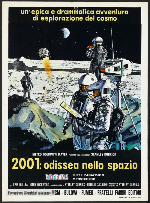 2001: A Space Odyssey - Italian Movie Poster