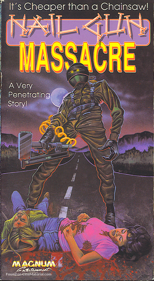 The Nail Gun Massacre - VHS movie cover