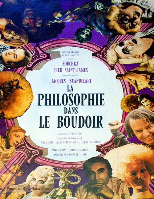 La philosophie dans le boudoir - French Movie Poster