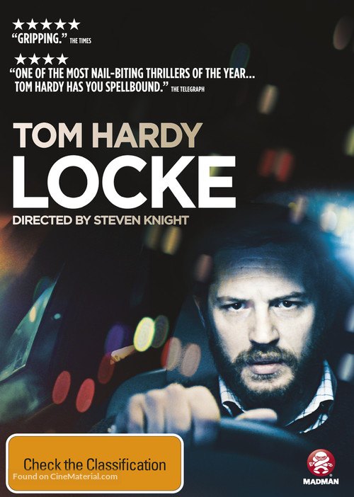 Locke - Australian DVD movie cover