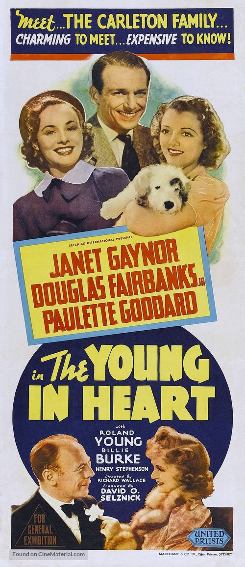 The Young in Heart - Australian Movie Poster